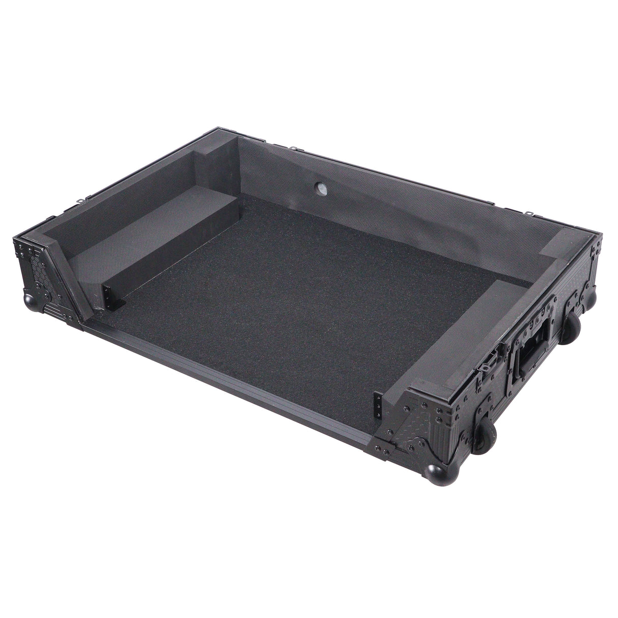 ProX XS-XDJRX3WBL ATA Flight Case with 1U Rack Space and Wheel - Black