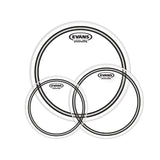 Evans 10"-12"-16" EC2 Clear Rock Tom Drum Head Pack