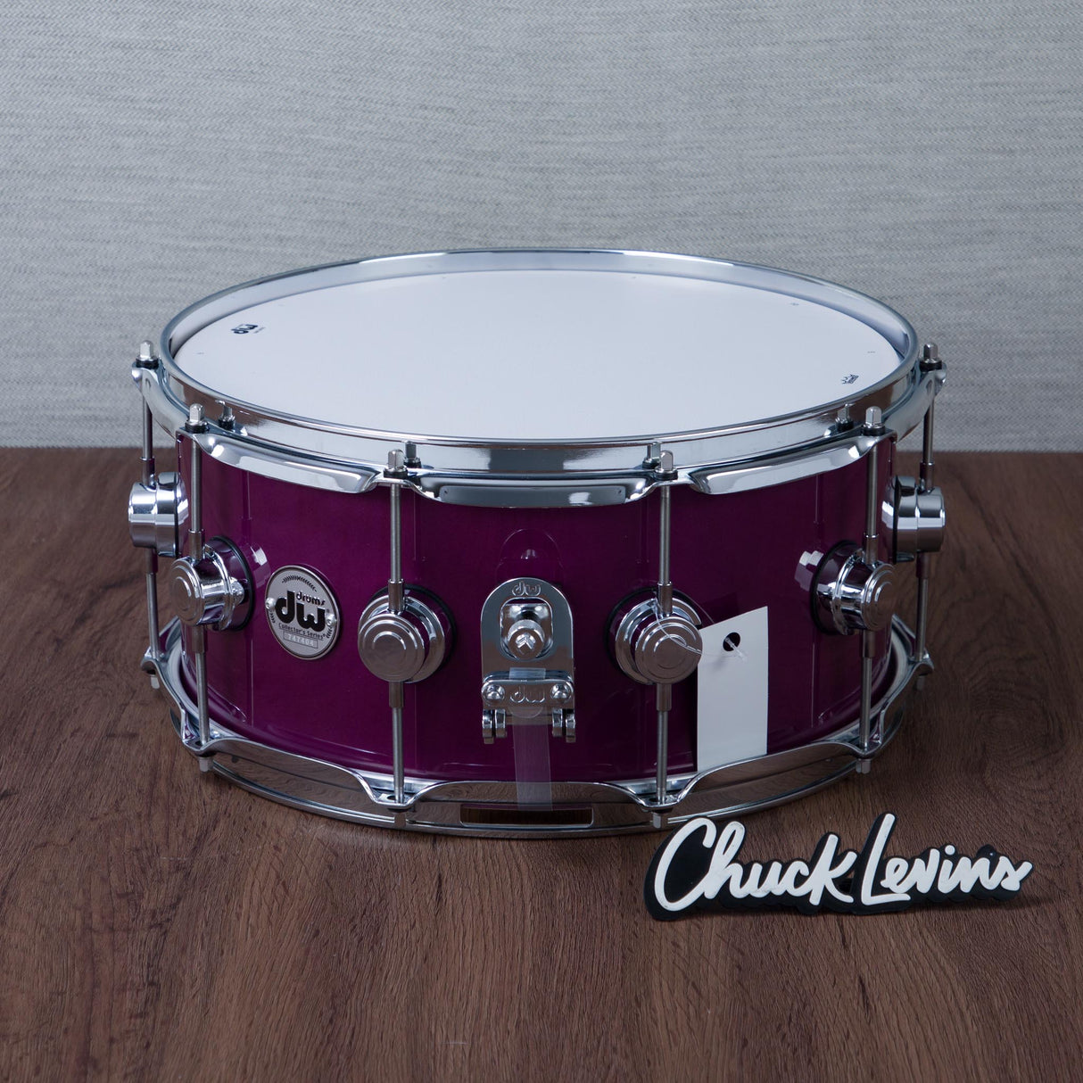 DW 6.5 x 14-Inch Collector's 333 Maple Snare Drum - Ultraviolet Purple
