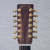 Martin Custom Shop D-28 Style Black Walnut/Italian Alpine Spruce Fishman Matrix VT 12-String Acoustic Electric Guitar - CHUCKCSCLUSIVE - #M2880834