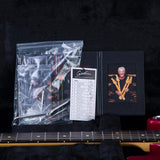 Lerxst Grace Alex Lifeson Signature Electric Guitar with Floyd Rose Signed - Red - #24310921