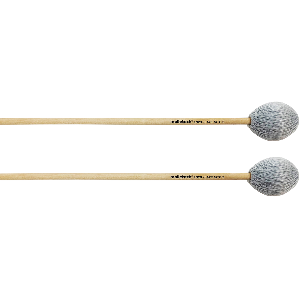 Malletech LN2B Late Nite Low Volume Practice Mallets (Pair), Birch Handles