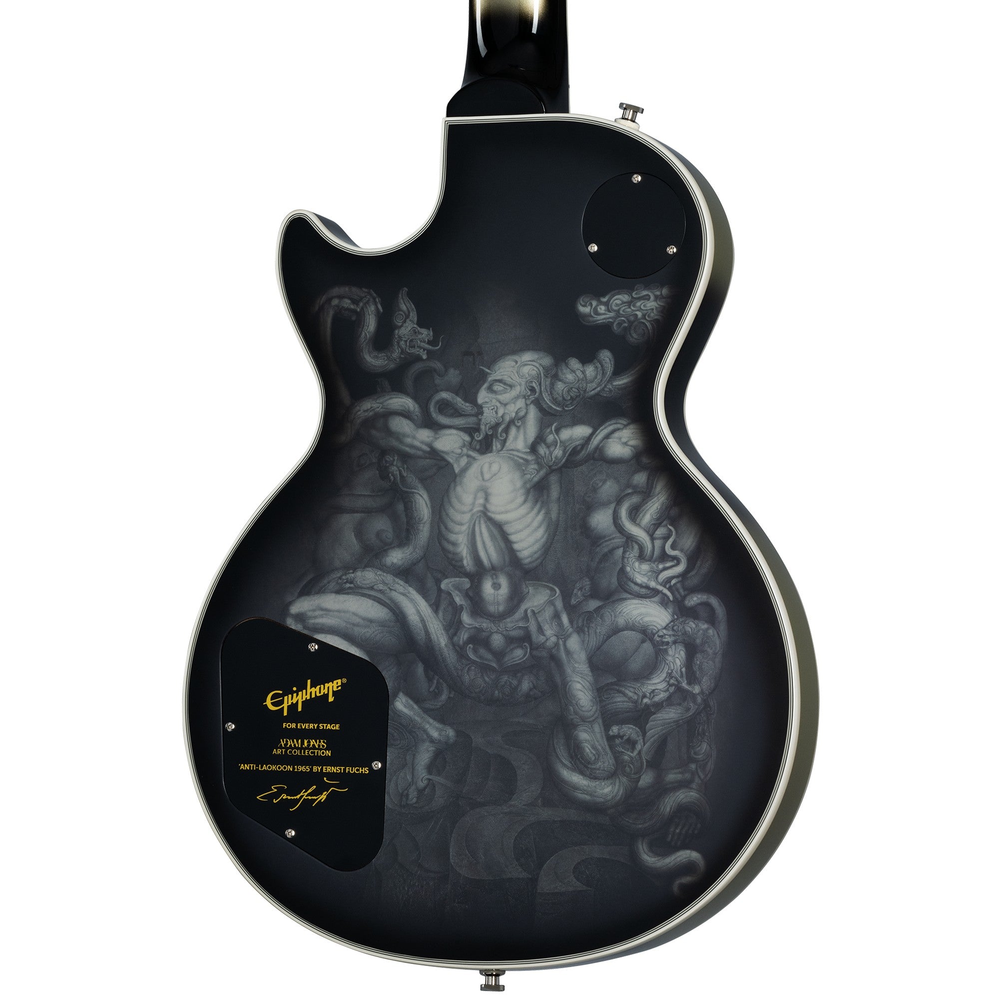Epiphone Les Paul ブラック 22フレット Epiphone Adam Jones Les Paul Custom Art Collection Ernst Fuchs
