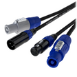 Blizzard DMXPC-6 Cool Cable powerCON and DMX 3-Pin Combo Cable