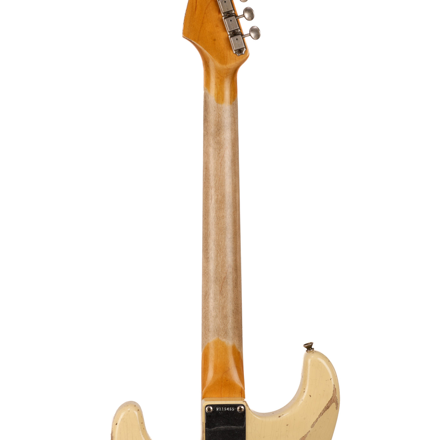 Fender Custom Shop 1962 Stratocaster Heavy Relic Guitar - Aged Vintage White - CHUCKSCLUSIVE - #R119465