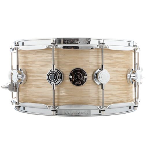 Drum Workshop 14" x 6.5" Collector's Series Santa Monica Snare Drum - Creme Oyster With Chrome Hardware