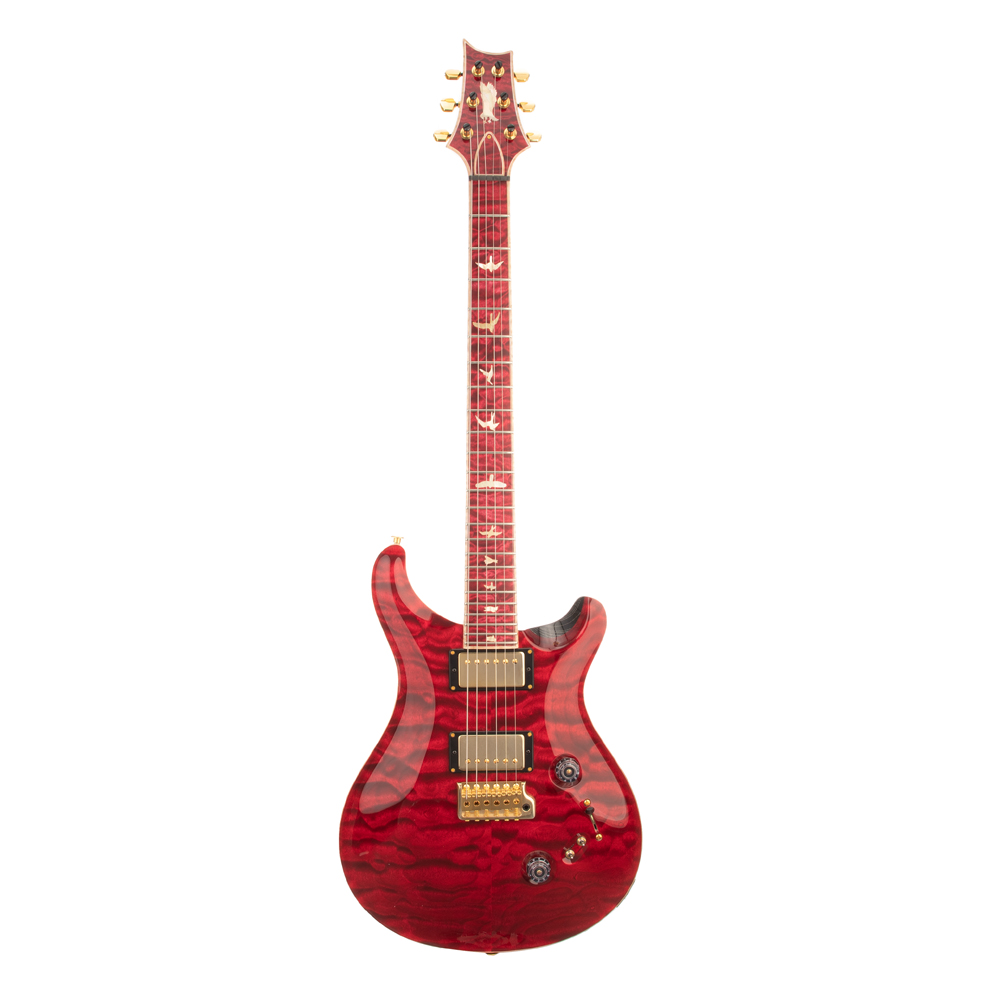 PRS Private Stock Custom 24-08 Electric Guitar - Red/Gold – Chuck Levin ...