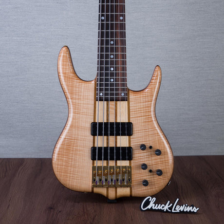 Ken Smith BT-6WTVE White Tiger 4A-Top Electric Bass Guitar - #6WTVE7081TP26