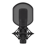 Yamaha YCM705 B Condenser Microphone with Shock Mount and Pop Filter - Black