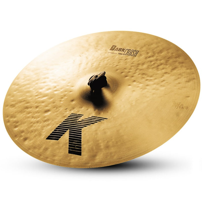 Zildjian 17" K Dark Crash Thin Cymbal - New,17 Inch