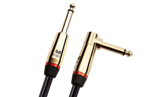 Monster Rock 21' Pro Audio Instrument Cable - Angled-Straight