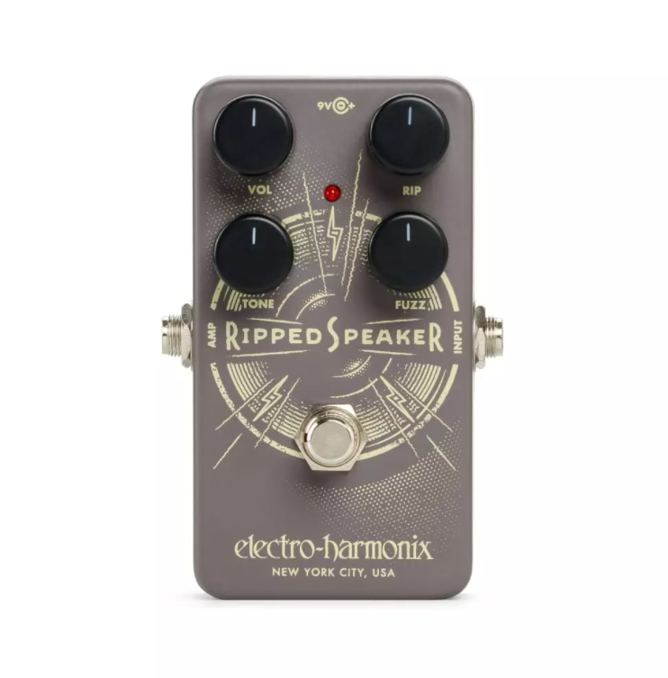Electro-Harmonix Ripped Speaker Fuzz Distortion Effects Pedal