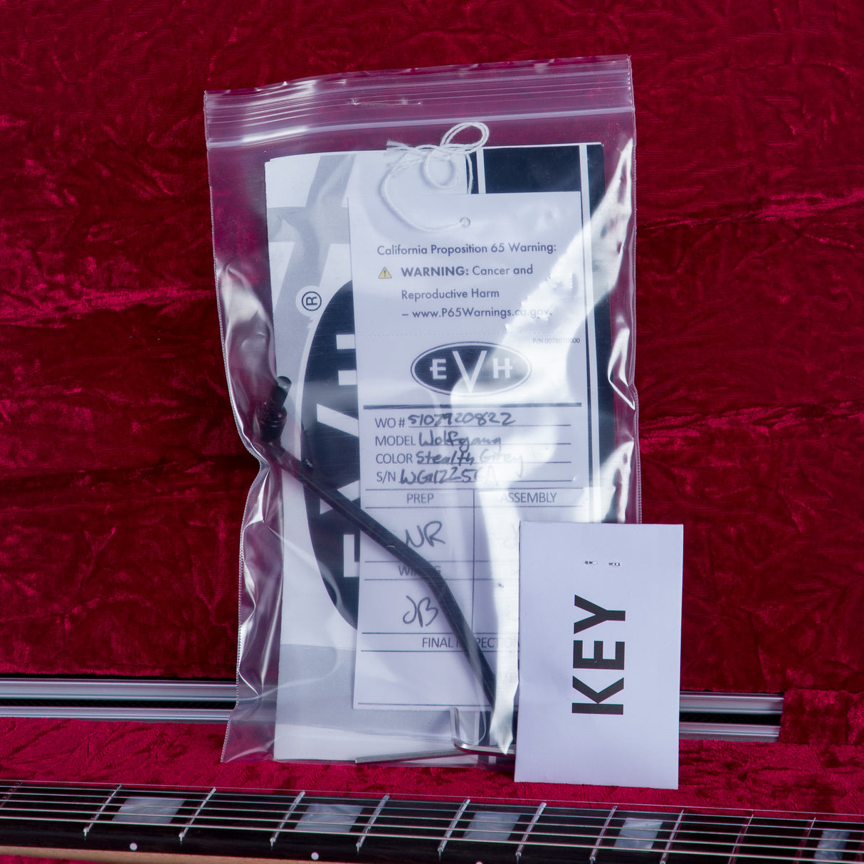 EVH Wolfgang USA, Ebony Fingerboard Electric Guitar - Stealth Grey - #WG12256A