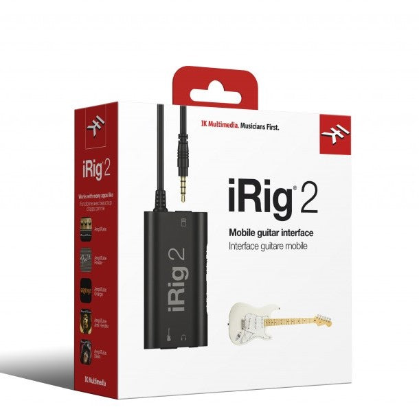 IK Multimedia iRig 2 Guitar Interface For Mobile Devices