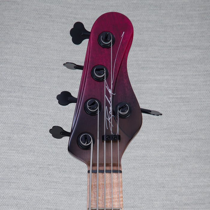 Brubaker USA JXB-BM-5 5-String Electric Bass - Red Jungle Candy - New