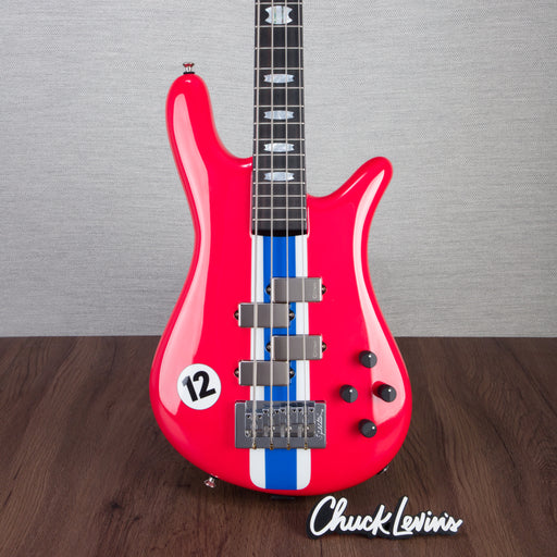 Spector USA Custom NS-2 Legends of Racing Limited Edition Bass Guitar - “Enzo Livery Red” - CHUCKSCLUSIVE - #1595 - Display Model