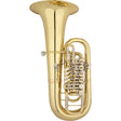 Eastman EBF867A 4/4 Six-Valve 5+1 Rotary F Tuba - Clear Lacquer