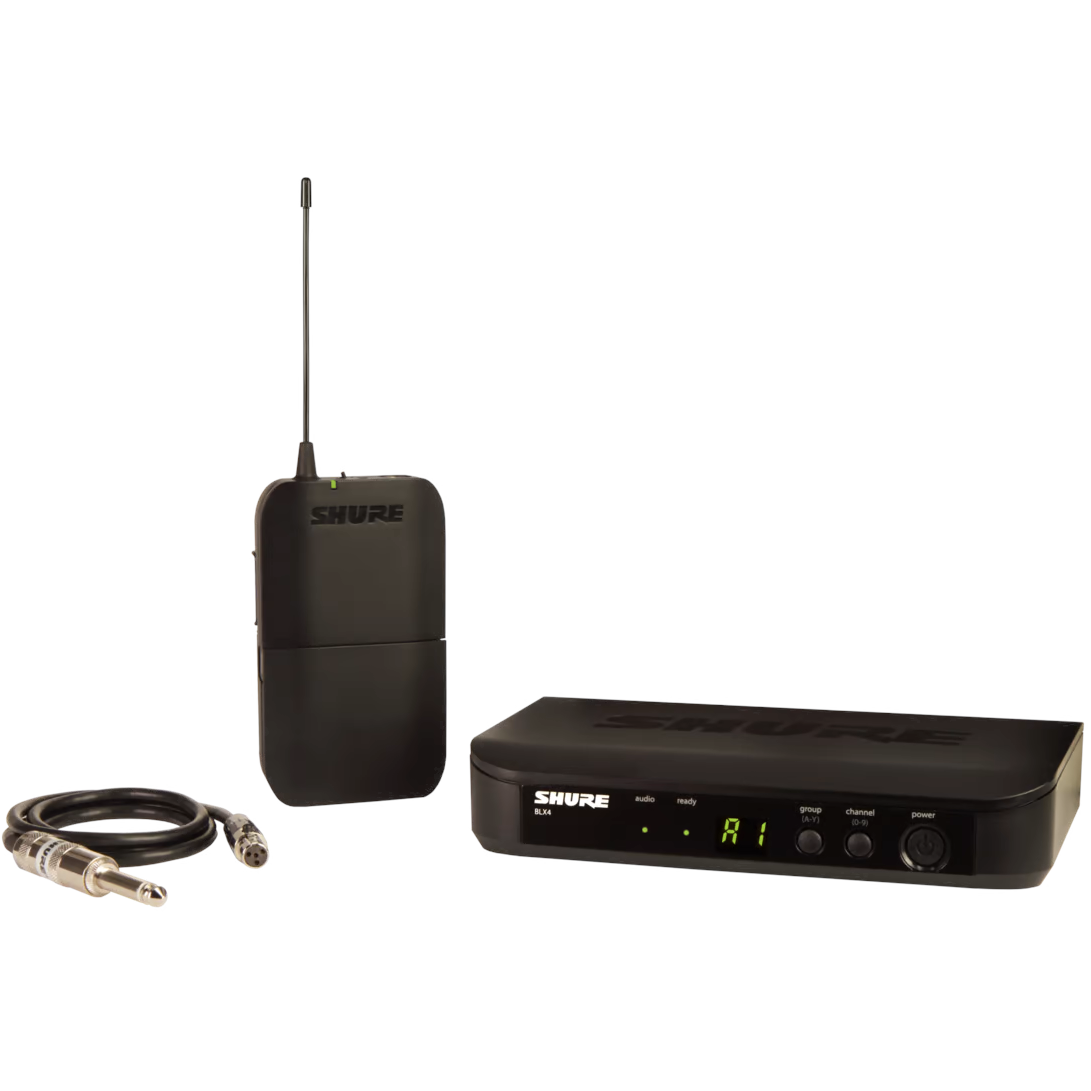 Shure BLX14 Wireless Bodypack Guitar System, H10 Band - Open Box, Mint