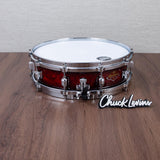 Tama 4 x 14-Inch Starclassic Bubinga Snare Drum - Volcanic Red Burst