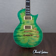 ESP USA Eclipse Electric Guitar - Lime Burst - #US24288 - Mint, Open Box