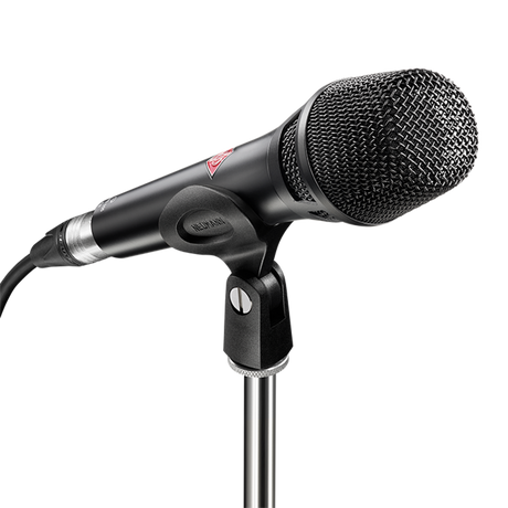 Neumann KMS 105 Supercardioid Condenser Microphone W/ KMS Pouch and SG105 - Black