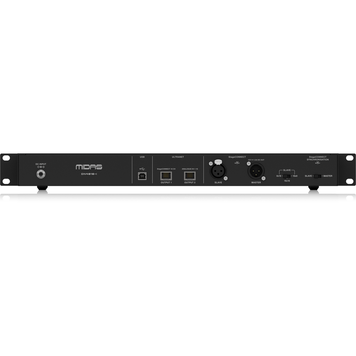 Midas DN4816-I 16-Input Rack Mount StageConnect Break Out Box