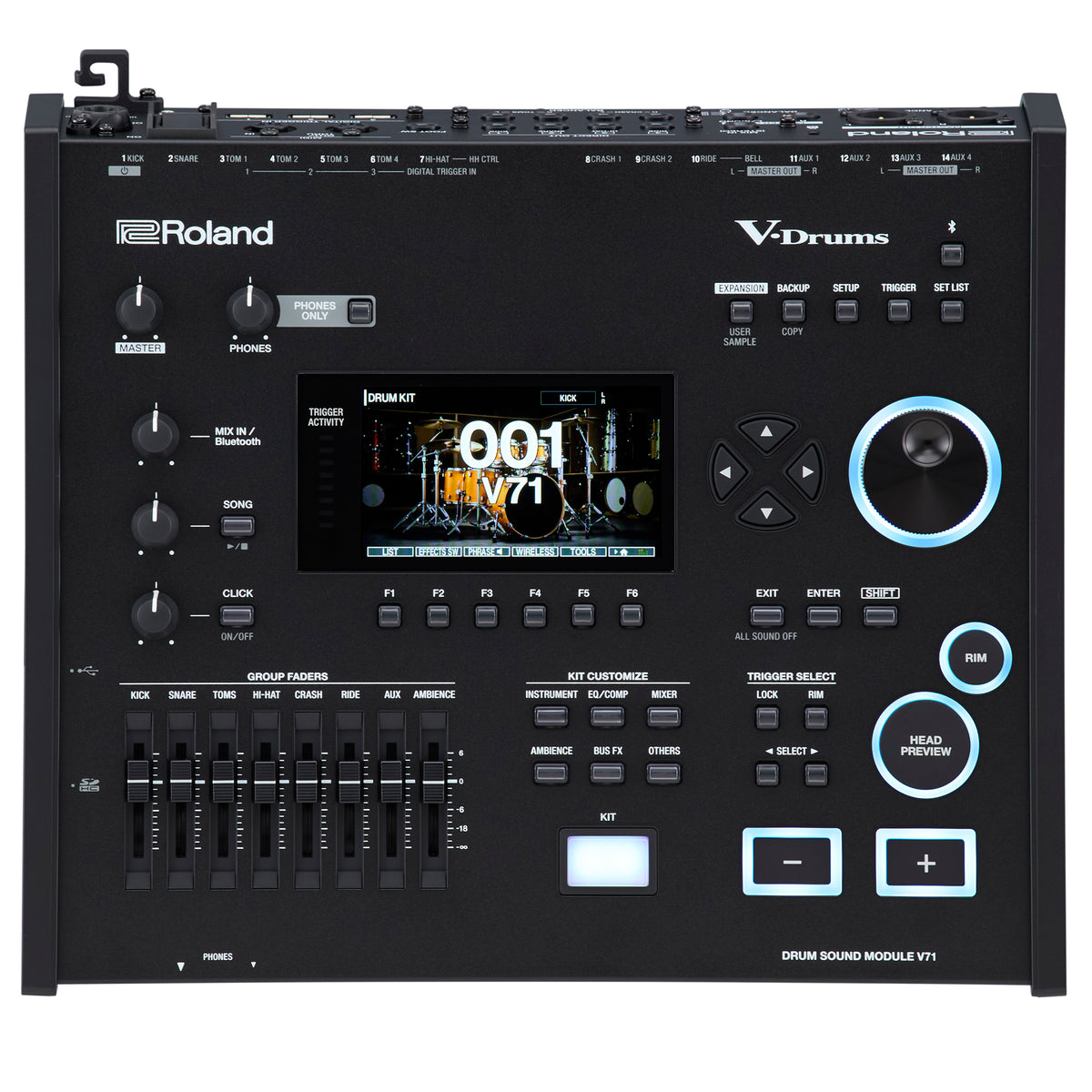 Roland V71 V-Drums Sound Module - Mint, Open Box