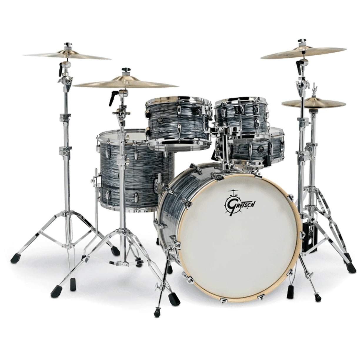Gretsch Renown RN2-E825 5-Piece Shell Pack - Silver Oyster Pearl