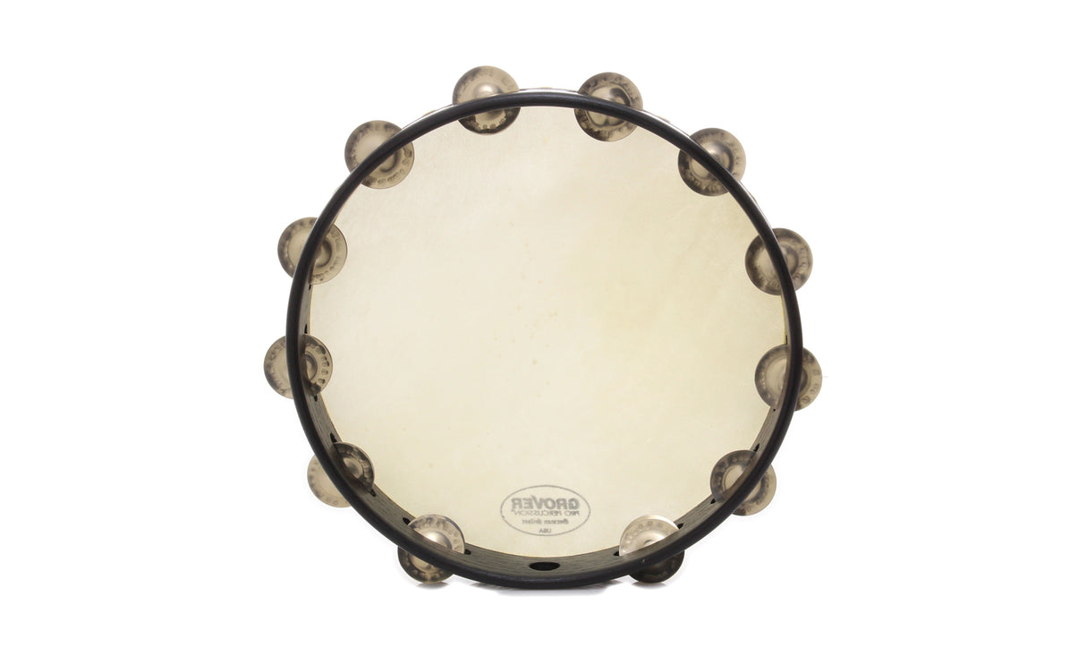 Grover T1/GS-12 Projection Plus 12" Single Row Tambourine, German Silver Jingles