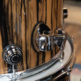 DW Collector's Series Exotic 5-Piece Shell Pack - Natural Lacquer over Royal Ebony Veneer