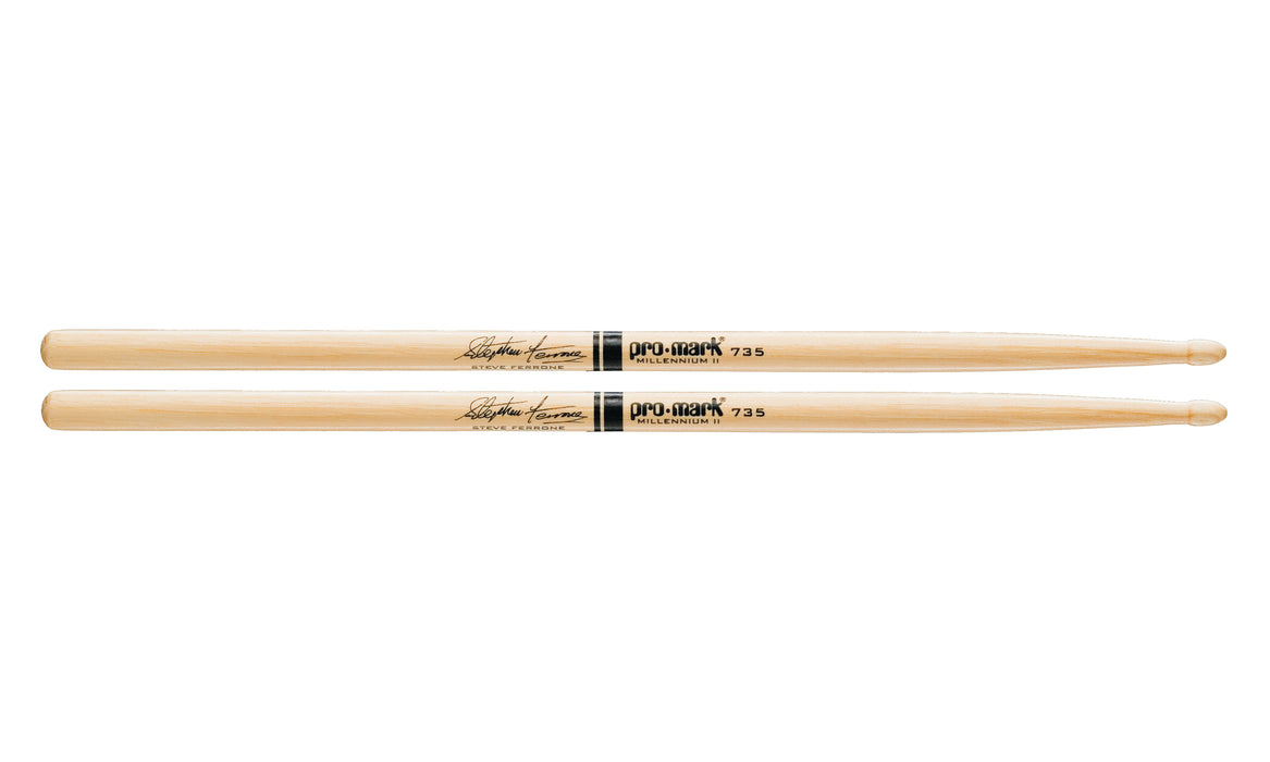 Promark TX735W Hickory 735 Steve Ferrone Wood Tip drumstick