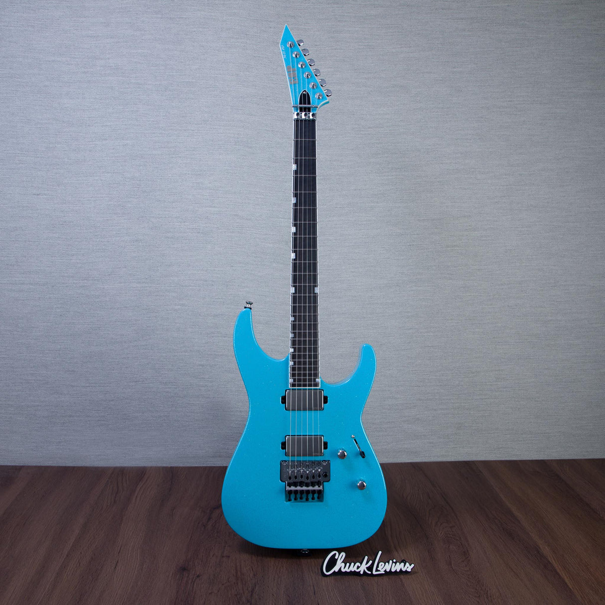 ESP USA M-II NTB FR Electric Guitar - Arctic Blue Sparkle - #US26522