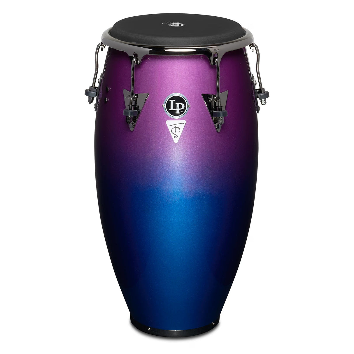 Latin Percussion 12.5-Inch Tony Succar Signature Tumba - Rainbow with Black Nickel-Hardware