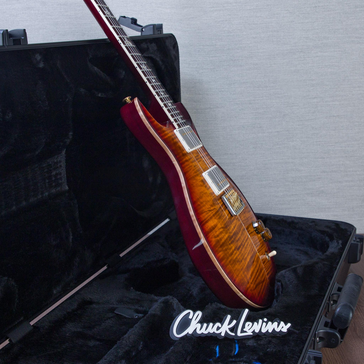 PRS Santana Retro 10-Top Electric Guitar - Dark Cherry Sunburst - #0405269