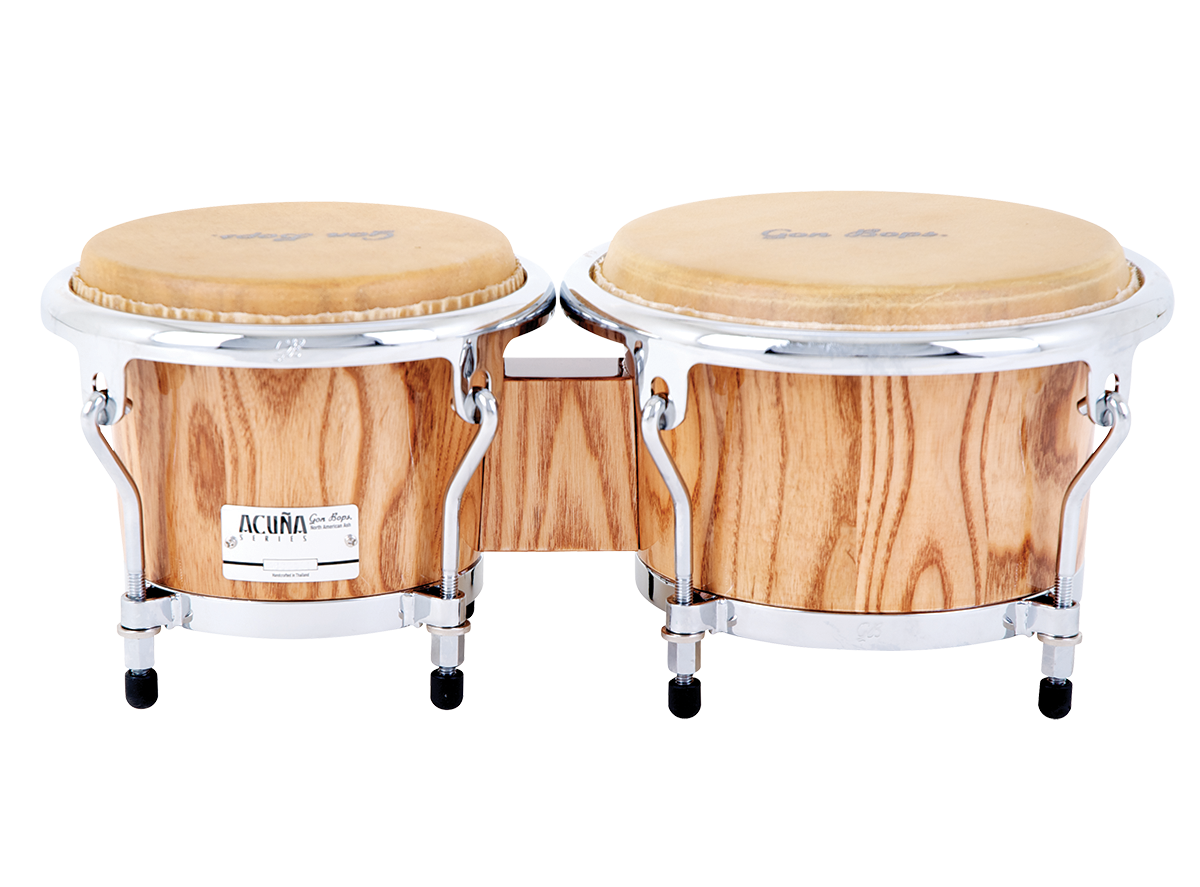Gon Bops AA0785N Alex Acuna Signature Bongos – Chuck Levin's