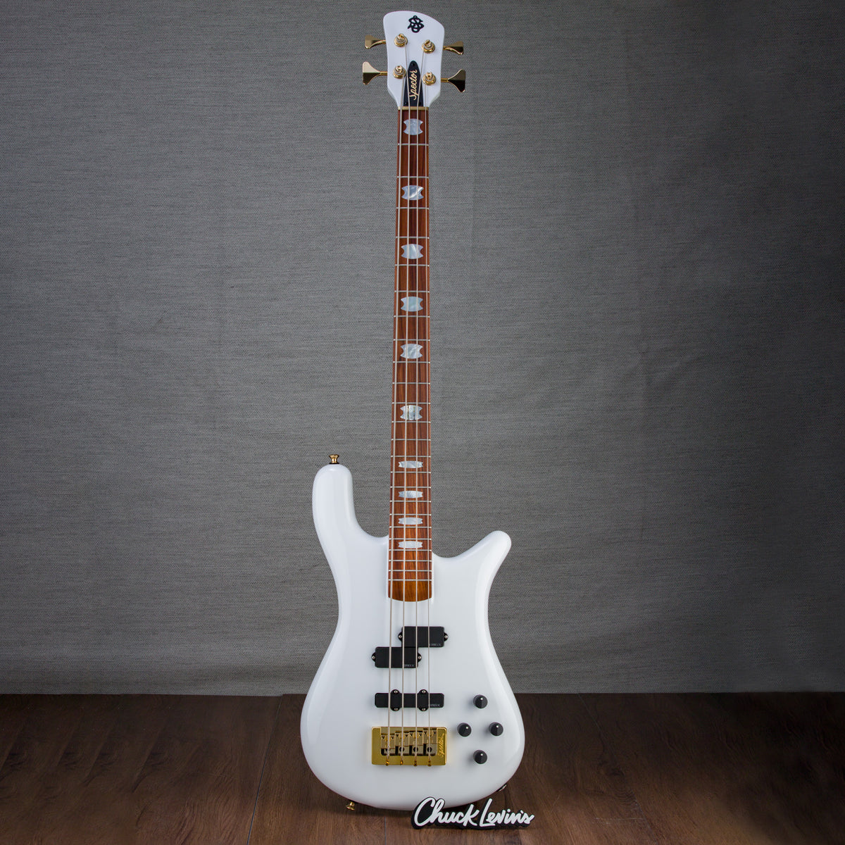 Spector Spector USA Custom NS2 Bass Guitar - White High Gloss - #1500 – Chuck ...