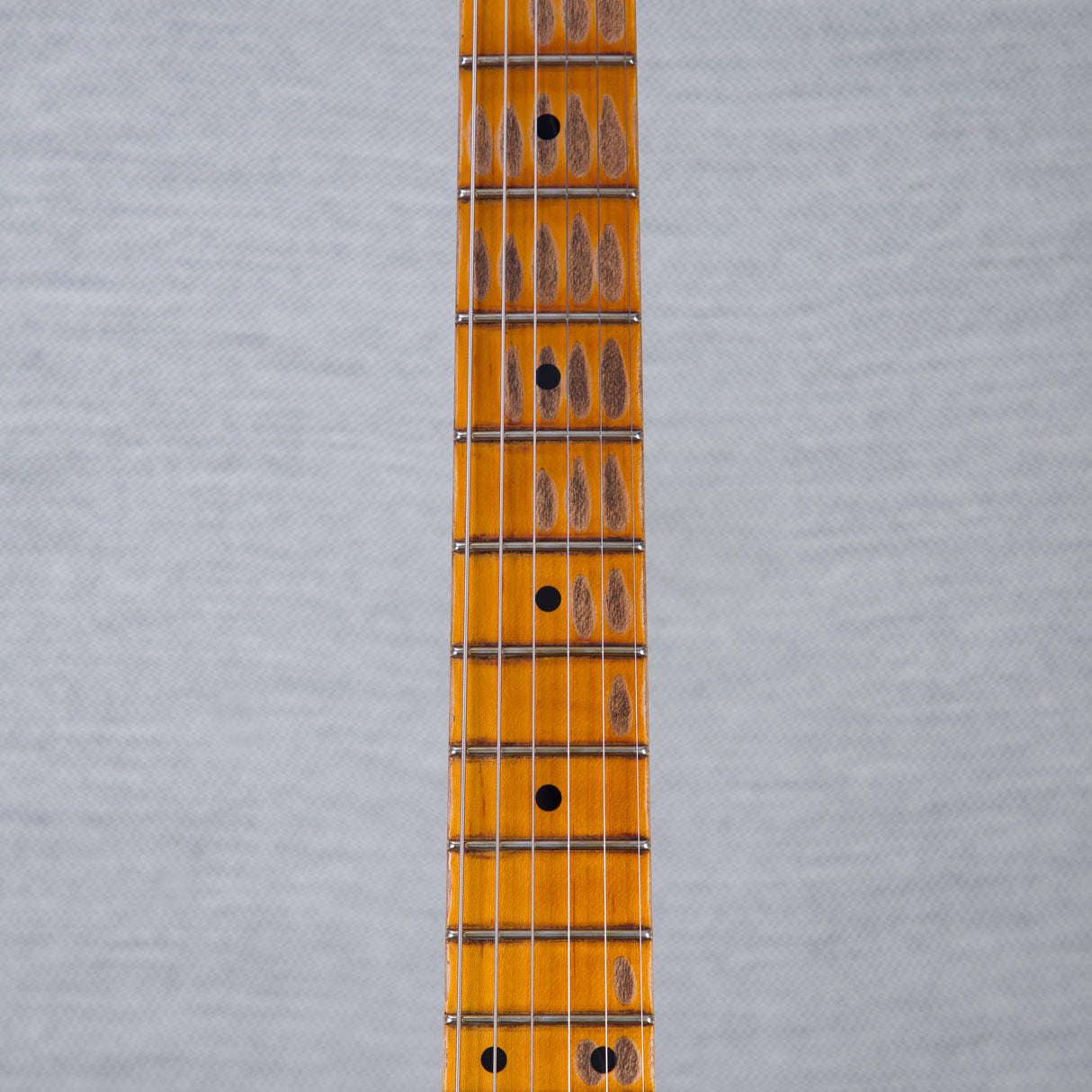 Fender Custom Shop 1955 Stratocaster Electric Guitar Heavy Relic - Faded Violin Burst - #CZ586321