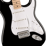 Squier Sonic Stratocaster Pack, Maple Fingerboard, Black, Gig Bag, 10G Amplifier - New