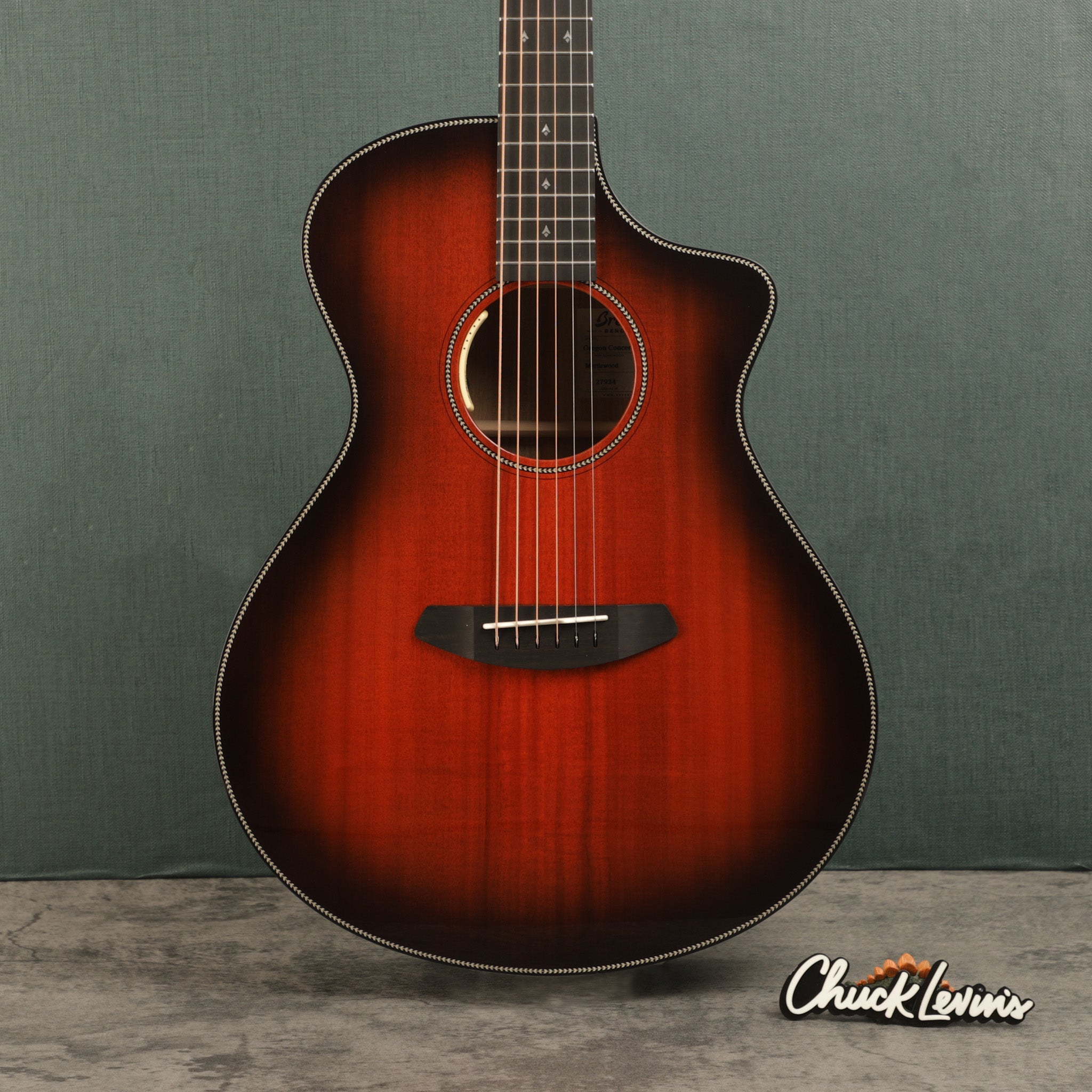 Breedlove Oregon Concert CE LTD Acoustic Electric Guitar - Ember