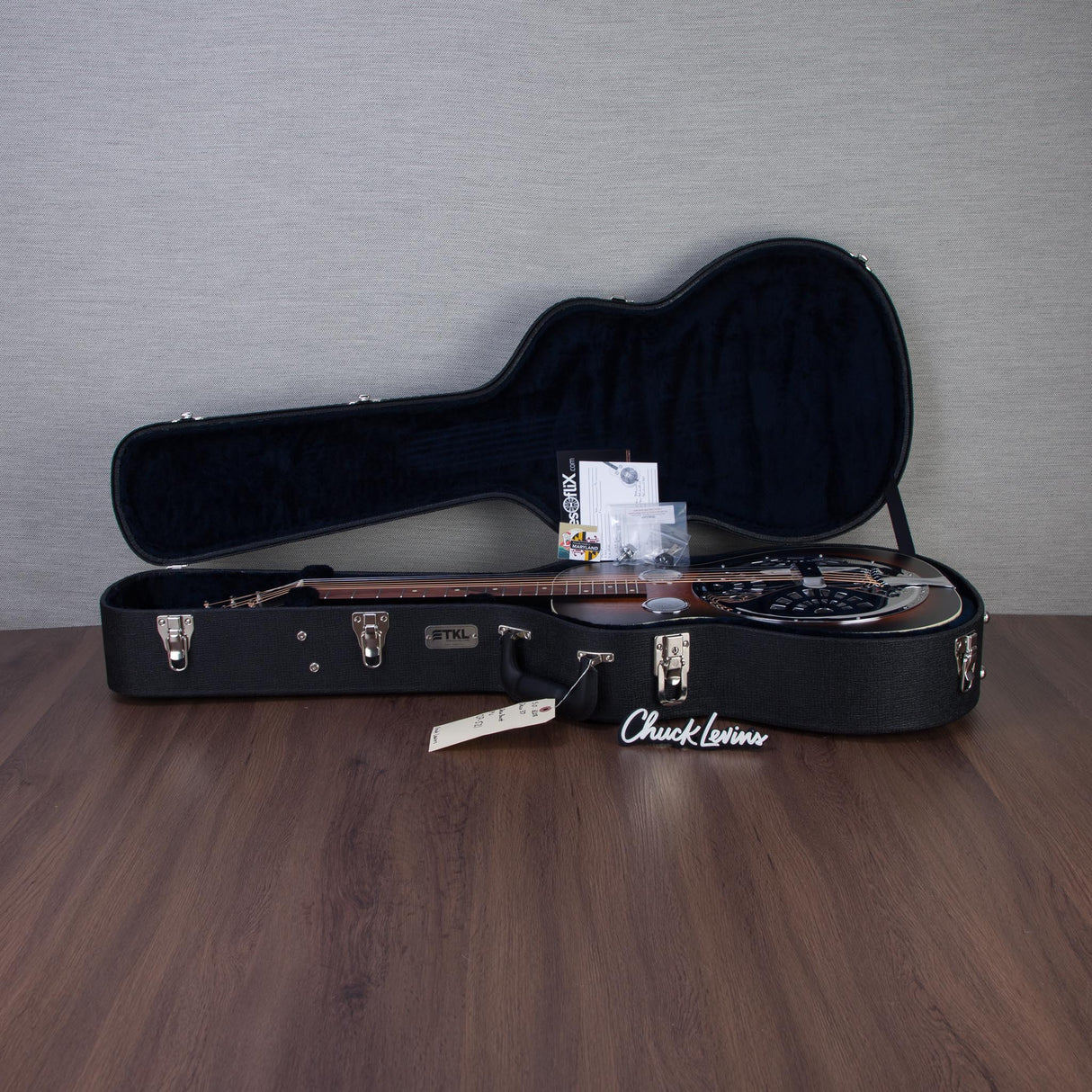 Beard Guitars Deco-37 Deco Phonic Resonator Acoustic Electric Guitar - Vintage Burst - #DP521