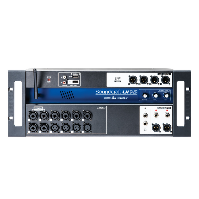 Soundcraft Ui16 Remote Controlled Rack Mount Digital Mixer - New
