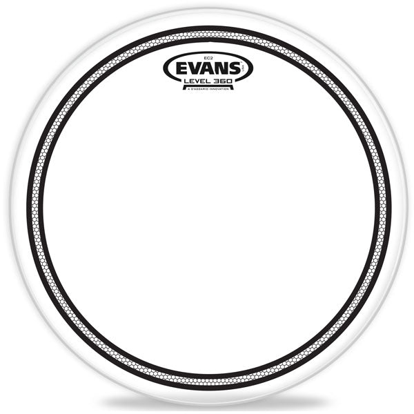 Evans 12" EC2 Clear Drum Head - New,12 Inch