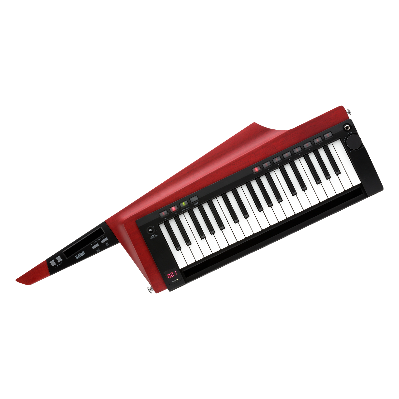 Korg RK-100S 2 37-Key Keytar - Translucent Red – Chuck Levin's