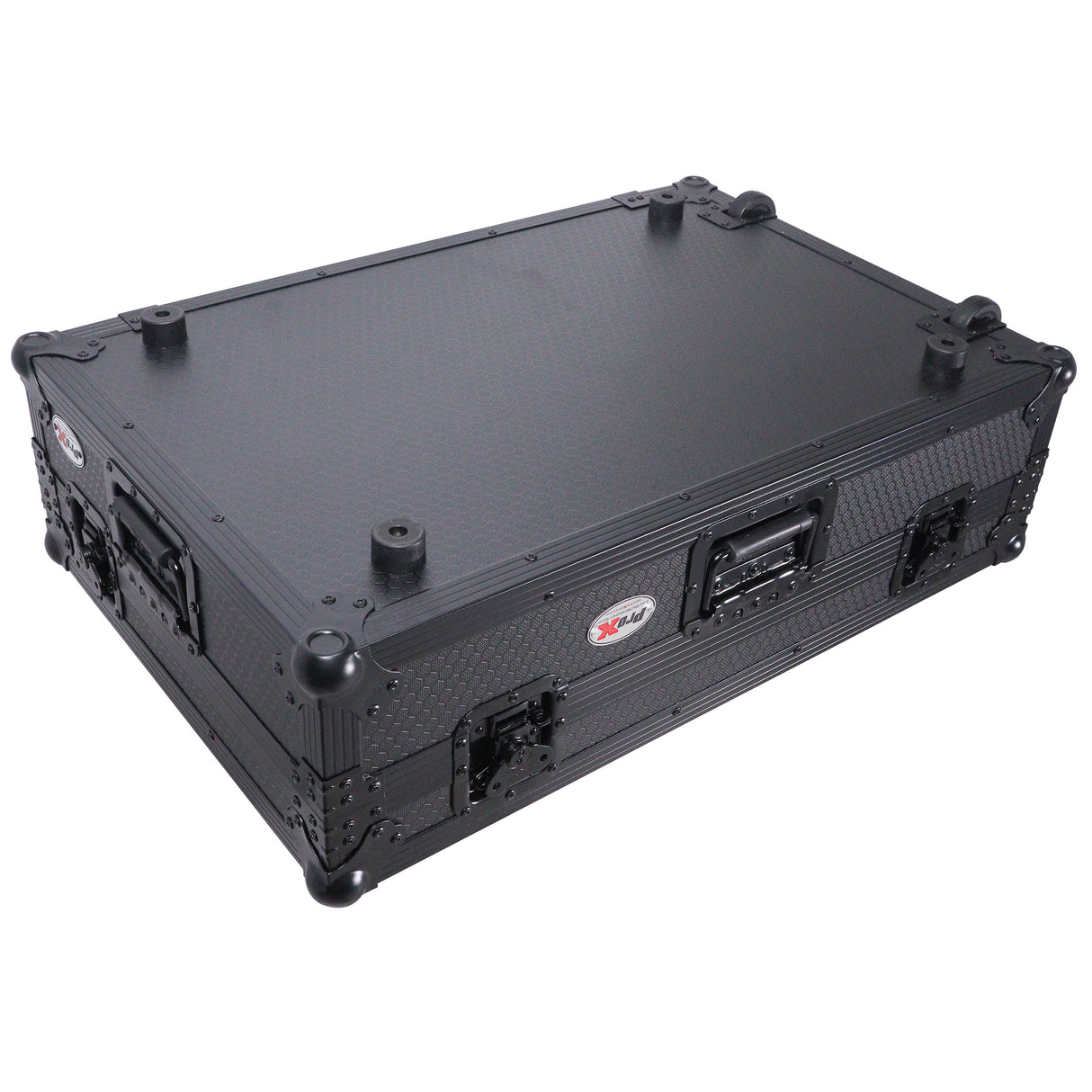 ProX XS-XDJRX3WBL ATA Flight Case with 1U Rack Space and Wheel - Black