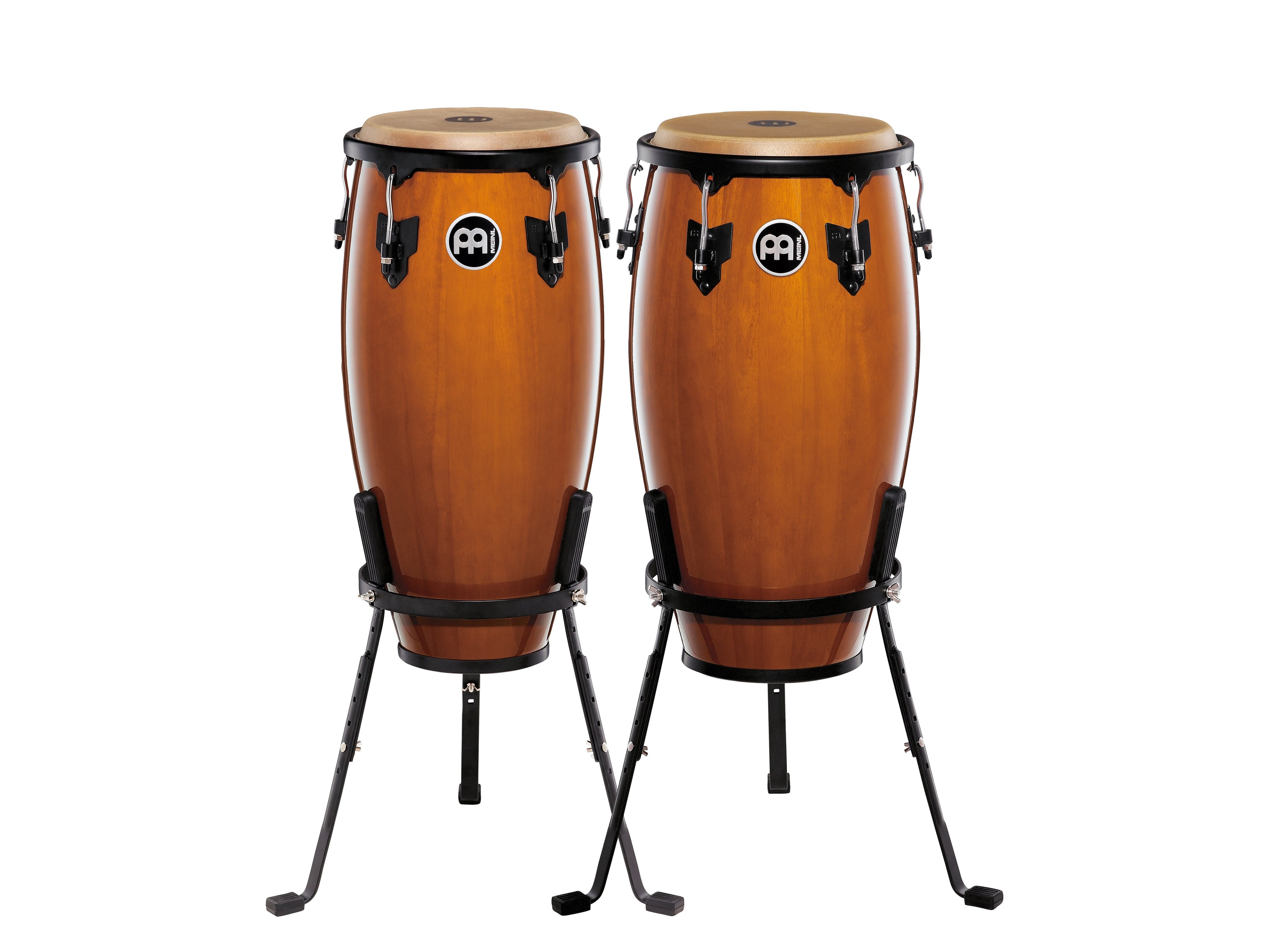 Meinl HC512 Headliner Wood Conga Set 11" & 12" w/ Basket Stands — Chuck