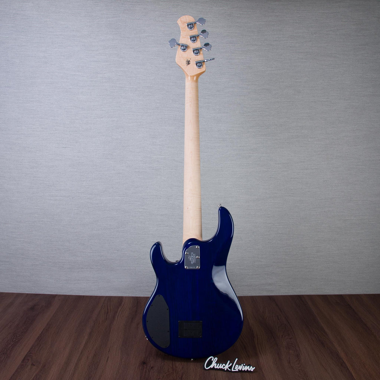 Ernie Ball Music Man Ball Family Reserve StingRay 5 HH 5-String Electric Bass Guitar - Pale Blue Burst - #F93711