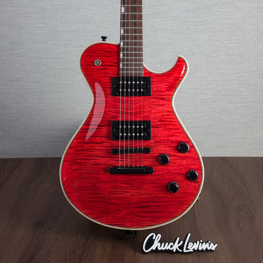 Knaggs Steve Stevens SSC Signature Electric Guitar - Indian Red/Natural - #398 - Display Model