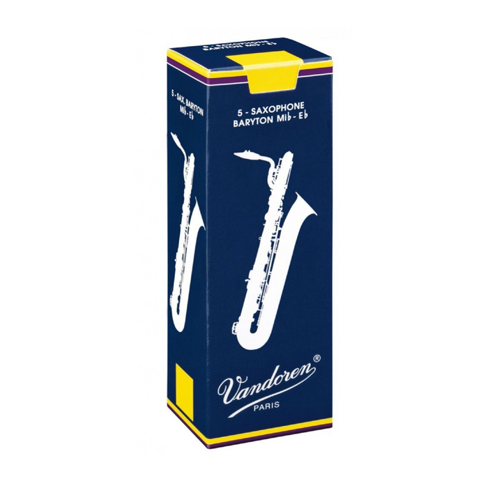 Vandoren SR24 Traditional Baritone Sax Reed 5-Pack - #3