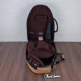 Marcus Bonna Baby 2 Standard Size French Horn Case - Light Brown Leather