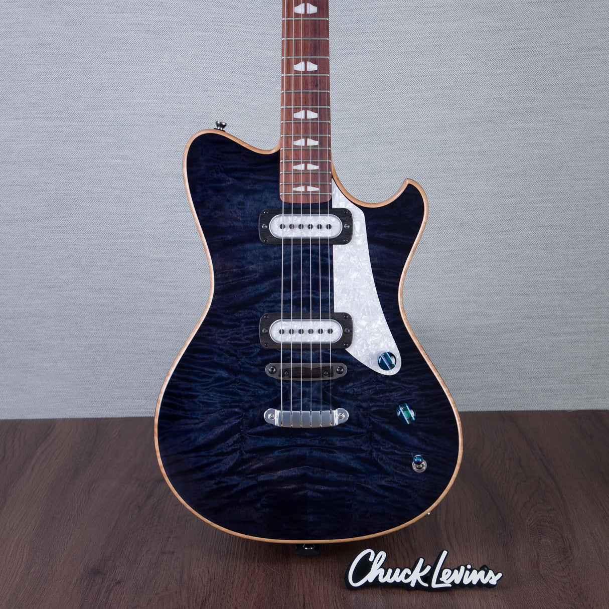 Powers Electric A-Type HardTail Electric Guitar - Twilight Blue - #B113